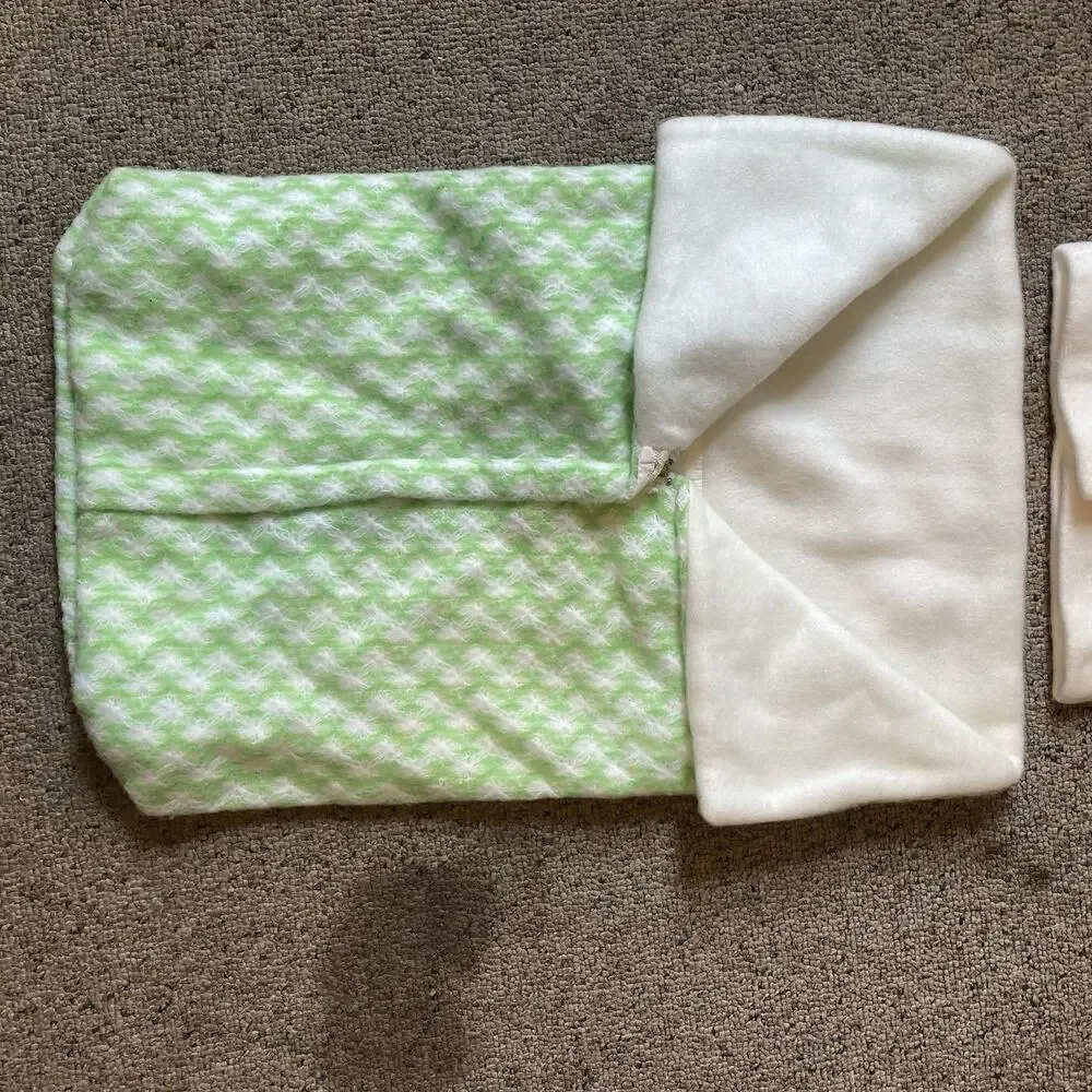 Vintage Quiltex Baby 3-12M Outfit Set Winter Jacket & Swaddler 2 Piece